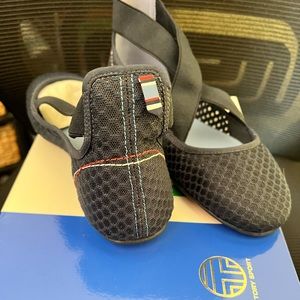 Tory Burch mesh ballet flat navy blue brand new with box